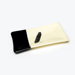 Feathers Appetizer Platter <br> 5 ¼” x 9 ¾”